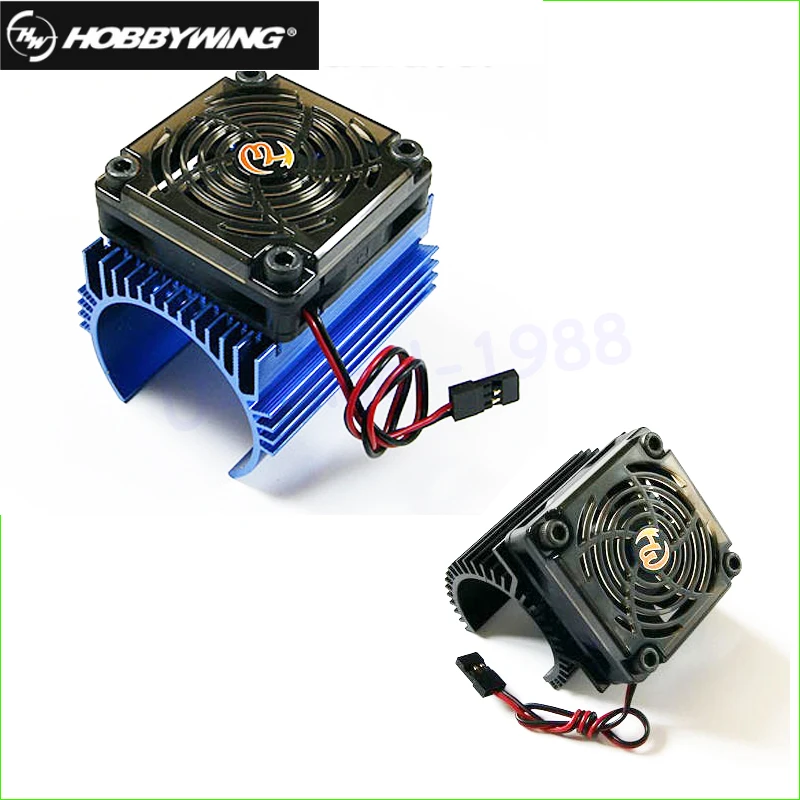 hobbywing 1: 8 Автомобильный Двигатель RC радиатор+ 5 В Вентилятор охлаждения в сборе костюм для Hobbywing 4465 3665/3674 мотор
