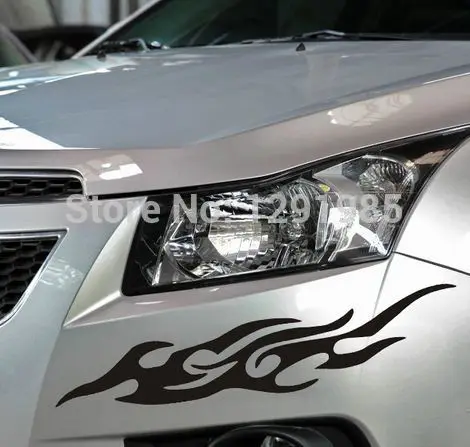 

flame car stickers bumper stickers prevent scratching car styling vinyl sticker custom made home car decoration fashion design