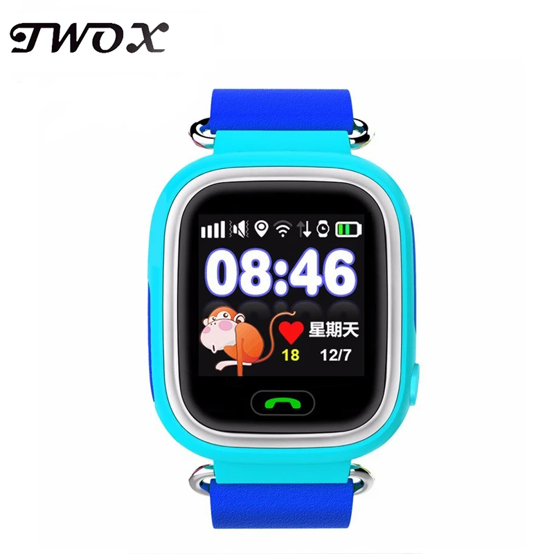 TWOX Q90 Smart часы Детские gps телефон для детей Смарт с WI FI SOS удалить Сенсор дети pk Q50 Q100
