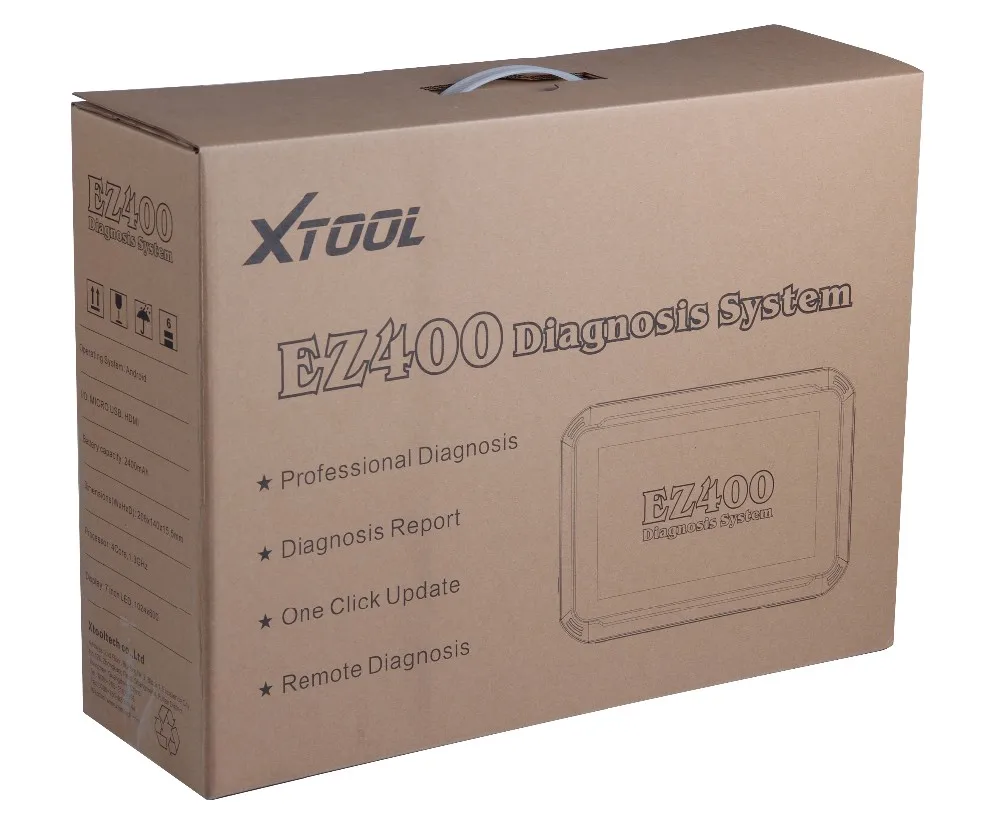 2016 100% Первоначально Xtool EZ400 Диагностический Инструмент Бесплатный Обновление