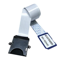 1048cm sd to sd card extension cable card read adapter flexible extender micro sdsdhc extender cord linker