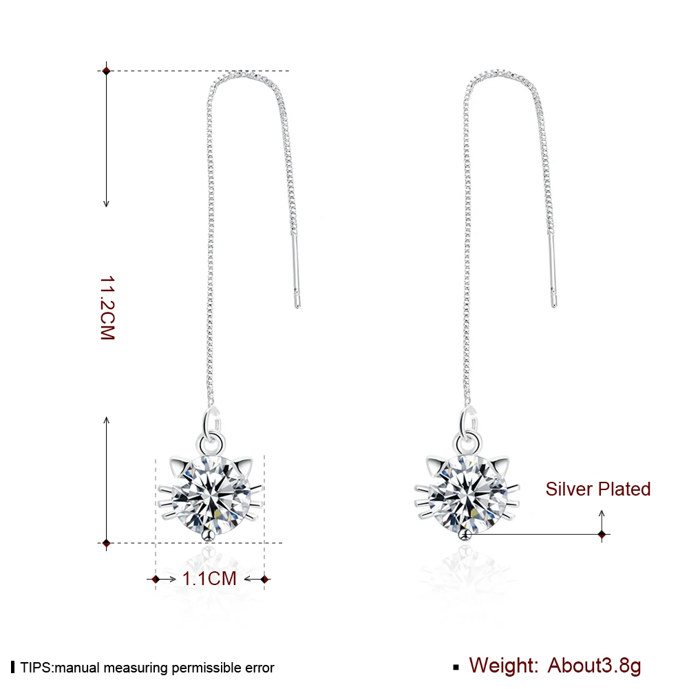 Женские серьги KITEAL с серебряным покрытием подарок на Рождество|women earrings|to usbear