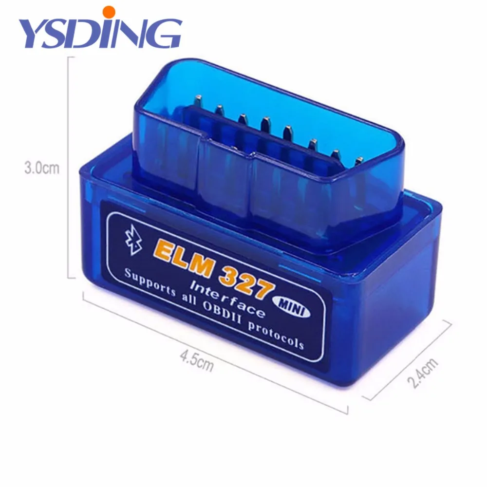 Топ-Номинальная PIC18F25K80 чип V1.5 супер мини ELM327 Bluetooth OBDII/OBD2 Беспроводной CANBUS