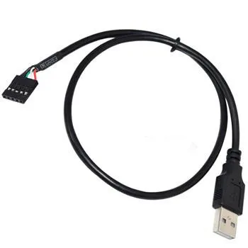 50 см USB 2 0 A штекер для 1x 5Pin мама 1 &quotUSB заголовок PCB Материнская плата кабель|motherboard