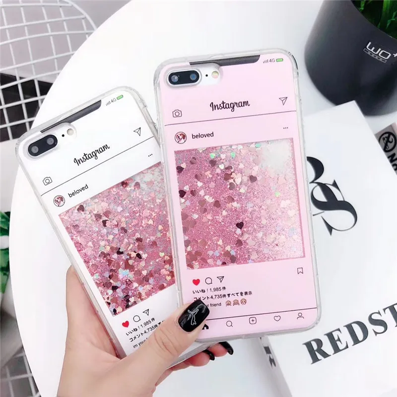 Зыбучий песок чехол для iPhone 8 7 X XR XS Max 6 6s Plus Мягкая силиконовая задняя крышка |