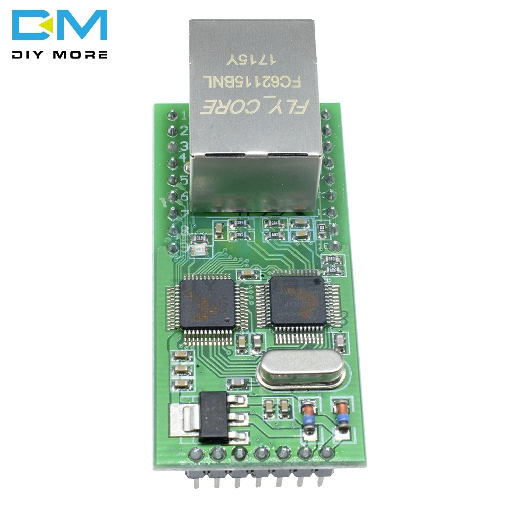Топ Ethernet в ttl RS232 последовательный ТТЛ-к TCP/IP RJ45 конвертер передачи 18 IO сетевой модуль управления 100M LAN