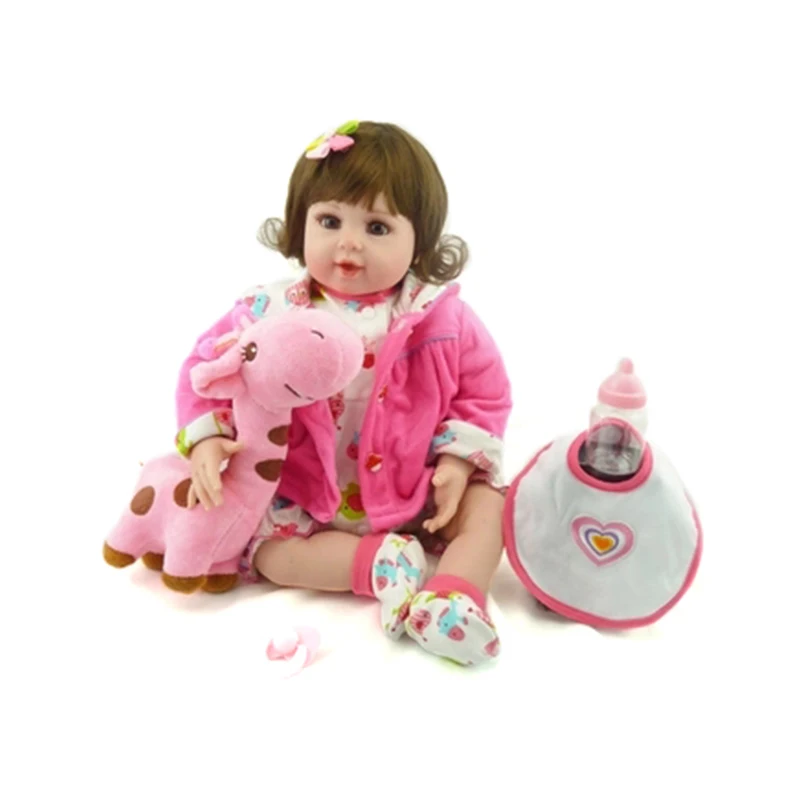 NPKDOLL 55 см boneca новорожденный реалистичный ребенок reborn menina реалистичные силиконовые куклы reborn для девочек boneca детские игрушки reborn