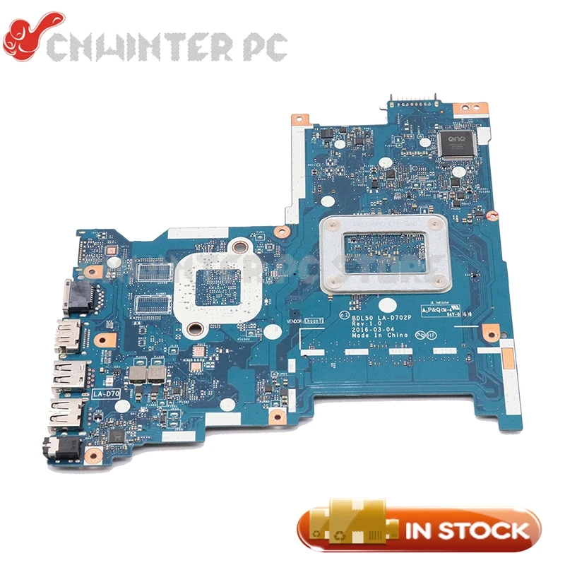 NOKOTION для HP 250 G5 15-AY материнская плата ноутбука BDL50 LA-D702P 854943-601 854943-501 854943-001 с