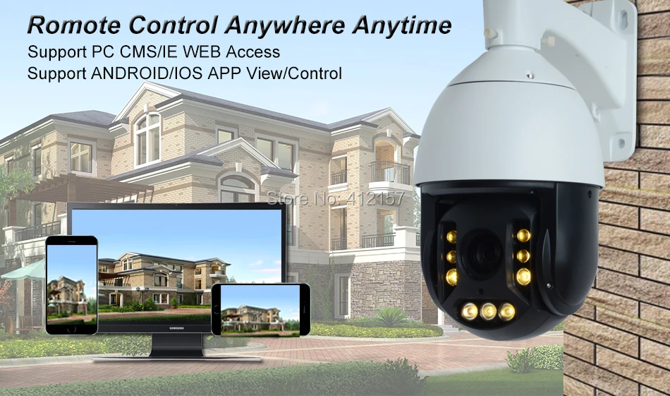 Открытый 2MP 5MP Starlight IP PTZ камера 30X ZOOM 1080P настоящий цвет звездный свет ночного видения теплый светодиодный хроматический видео onvif IR 100 м