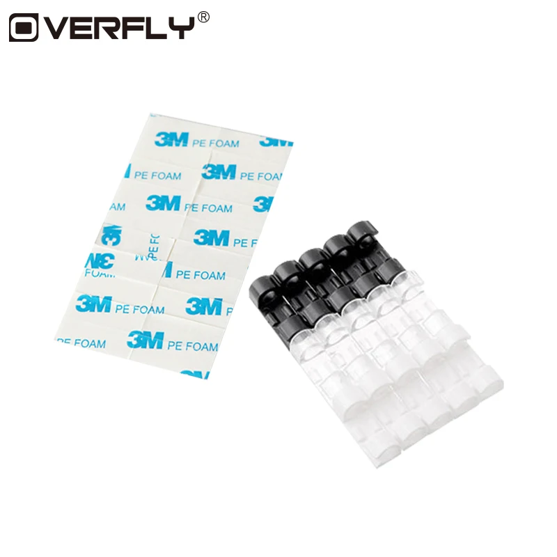 20 шт. провода клипсы для хранения Хомут органайзер фиксированная посадка 7 мм