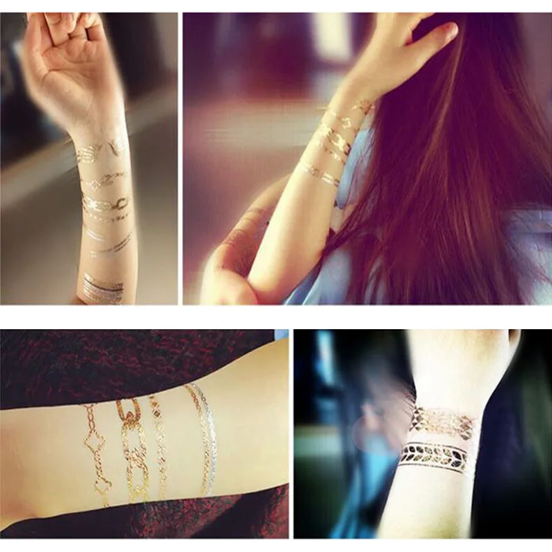 Европейский и американский стиль горячее тиснение ручка татуировка