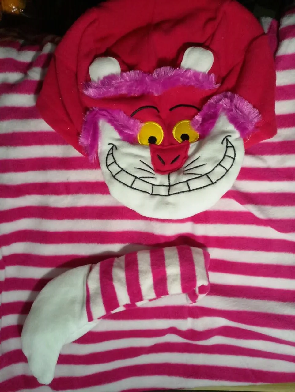 Новогодние товары Sleepsuit Чеширский кот пижамы для взрослых Onesie животных Песочники женские комбинезон мультфильм Костюмы для косплея Пижама