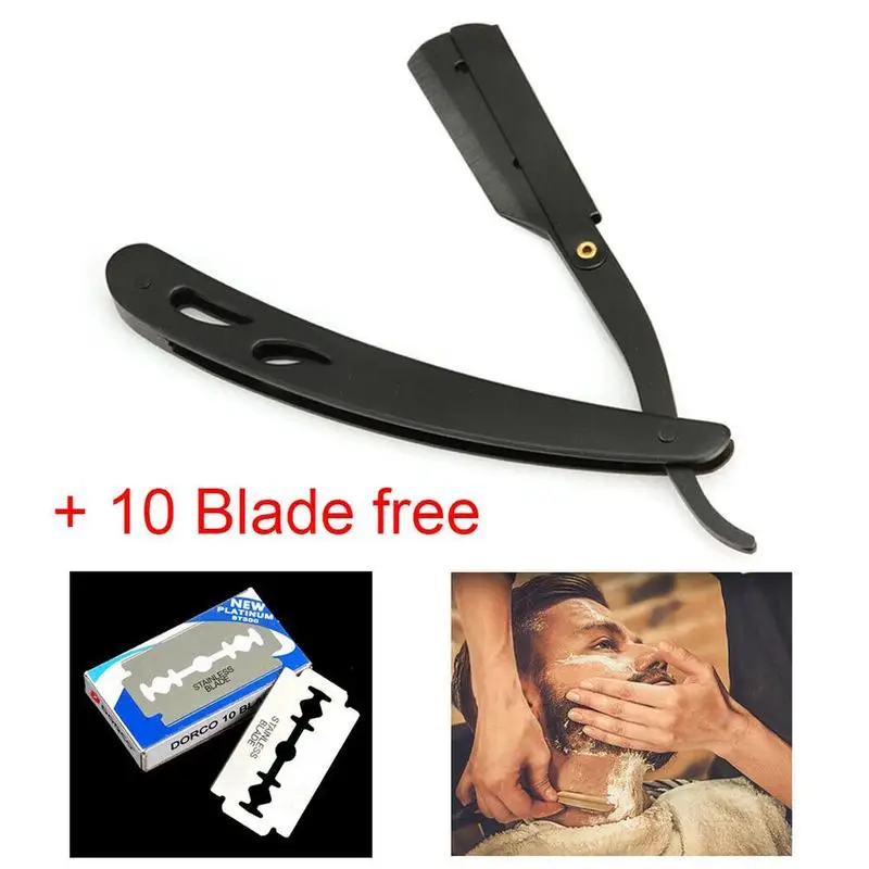 Складная бритва с прямыми краями одной ручкой Парикмахерская Бритва для мужчин