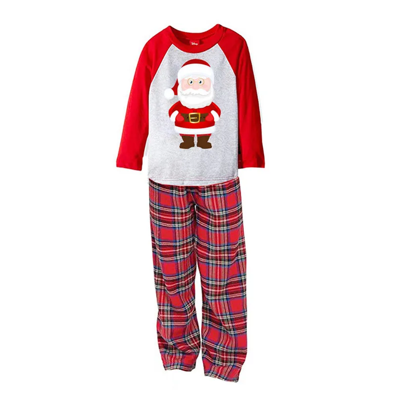 NEW Style 2 pieces Set XMAS Family Matching Christmas Pajamas Women's Mens Kids Sleepwear Nightwear | Мать и ребенок