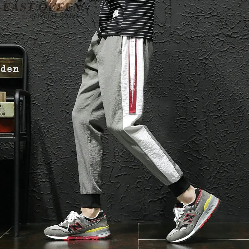 Мужские спортивные брюки штаны повседневные с полосками для бега мужские новые