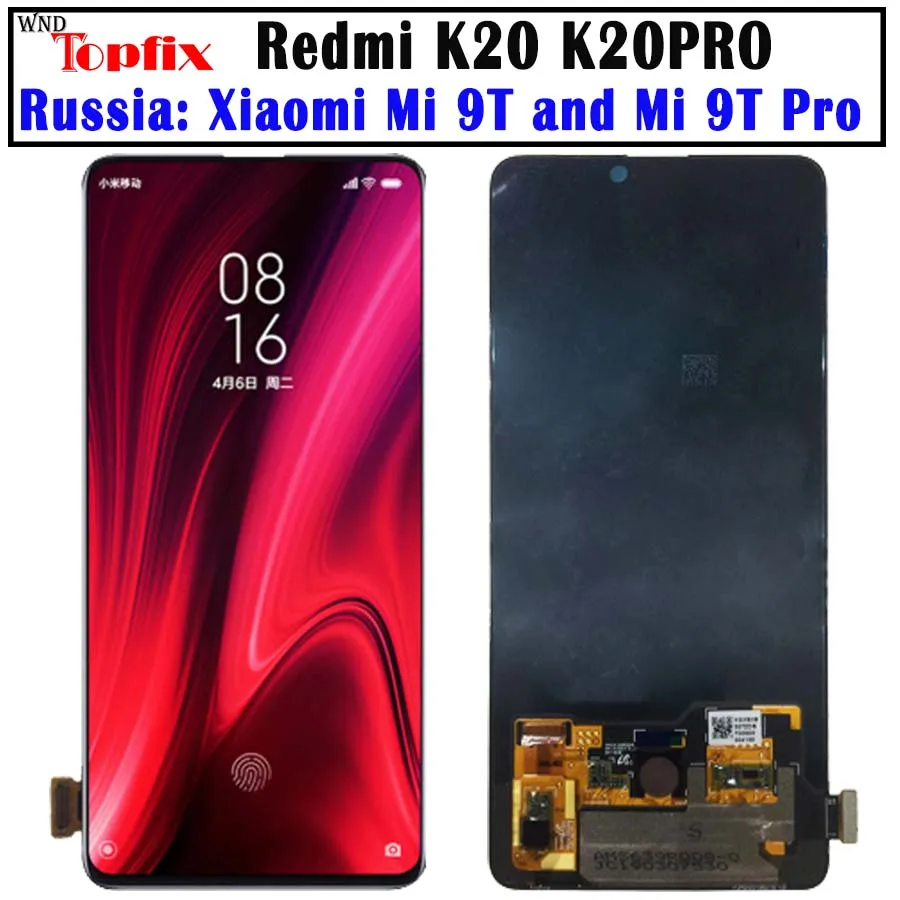 AMOlED для Xiao mi Red mi K20 Pro lcd mi 9T Pro дисплей кодирующий преобразователь сенсорного экрана в сборе запасные части красный mi K20 lcd mi 9T