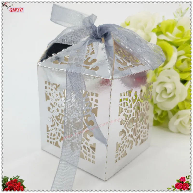 Cross Gift Paper Boxes Creative Laser Cutting Wedding Candy Box Chocolate Carton Decoration Supplies 50 Pcs 7ZSH129 | Дом и сад