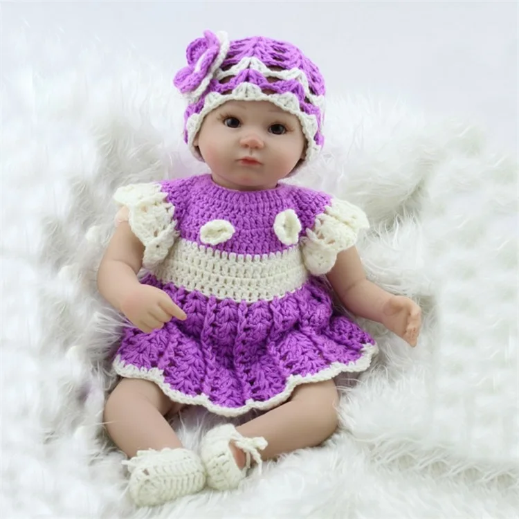 Фото Силиконовые Reborn Baby Куклы 16 дюймов Девушка Кукла Ручной Работы Детей Toys Soft Vinyl