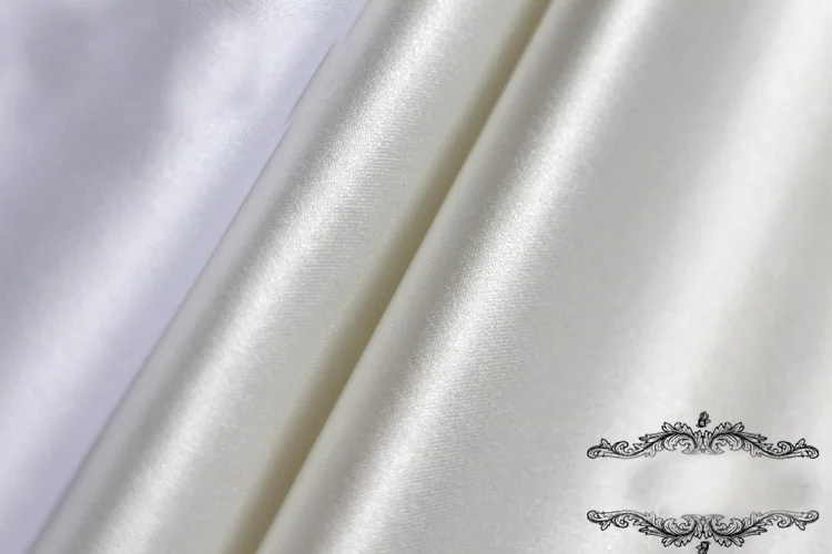 Свадебное платье цвета слоновой кости 2x1 5 Ярда атласная ткань одежда для невесты