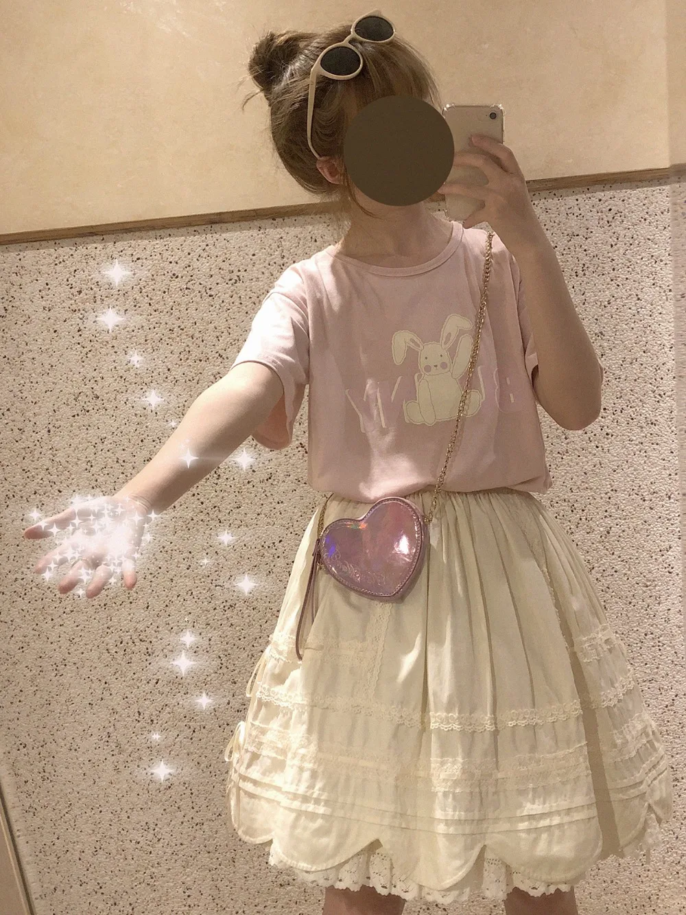 Дамская рубашка принцессы для девочек и женщин в стиле &quotЛолита&quot розовые