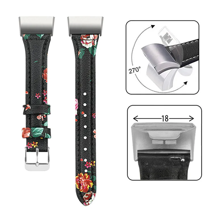 Новое поступление, ремешок из натуральной кожи, ремешок для Fitbit Charge 3, модные умные часы, сменный Браслет, кожаные аксессуары