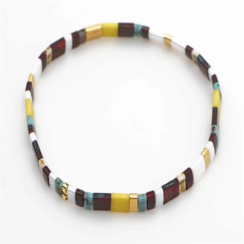 Go2boho браслет для женщин Miyuki браслеты летние пляжные ювелирные изделия Pulseras Mujer Moda Tila бусины модные Janpan Delica бусины