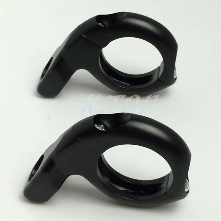 Новый 1 'ཕ мм черный зажим для руля указателя поворота на зеркале Адаптер