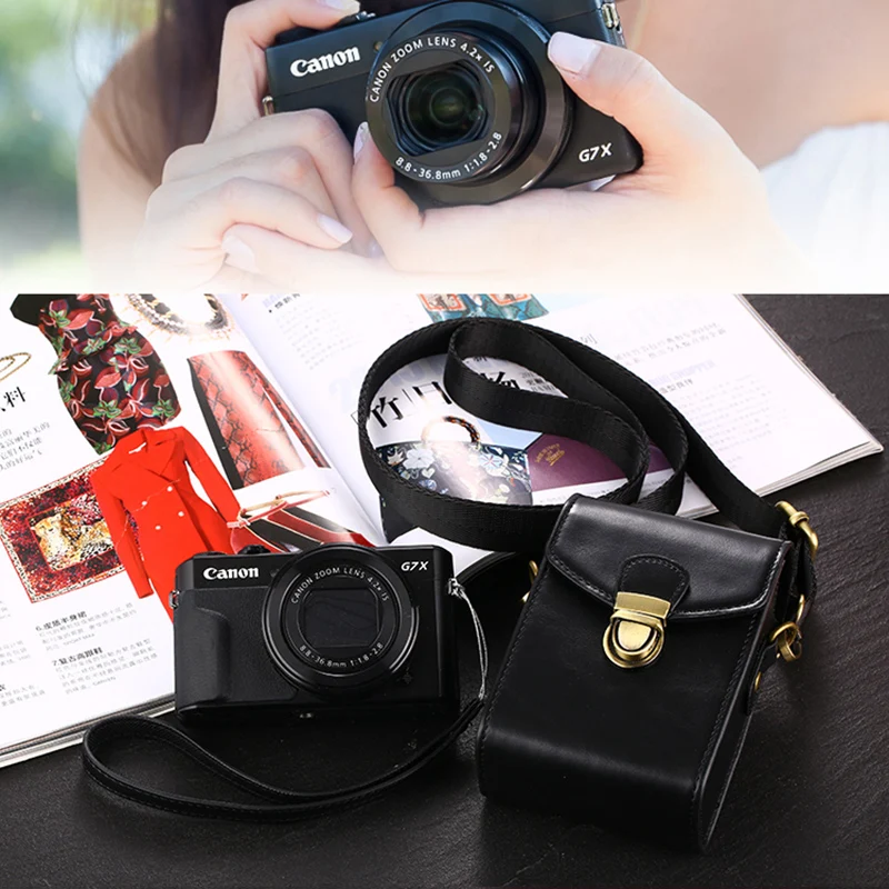 ПУ кожаный чехол для камеры Olympus TG-5 TG-4 TG-3 TG-2 SZ17 SZ16 TG-1 TG-870 TG-850 TG-610 SH-2 SH-3 SH-60 SH-50 SH-21 |