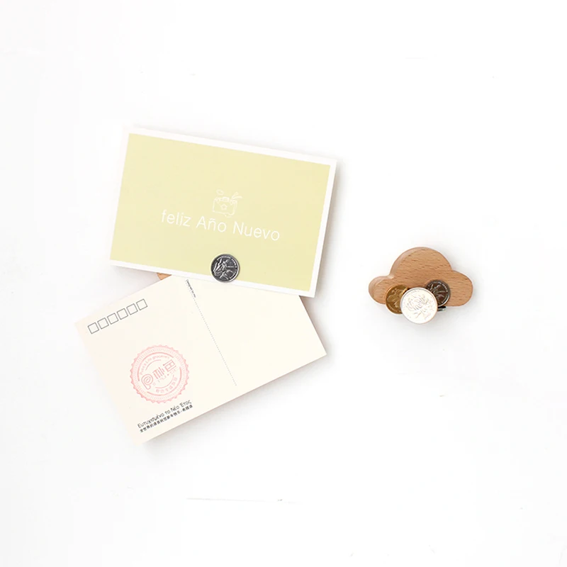 Дешево 2 шт. дерево наклейки для холодильника на магните милым изображением облачка, в форме молнии 3D стены палочки дверные Крючки держатели ключей