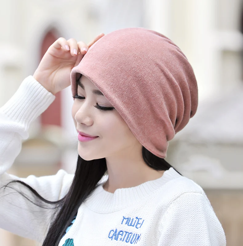 Осенне зимняя флисовая шапка бини для мужчин и женщин однотонная Вязаная