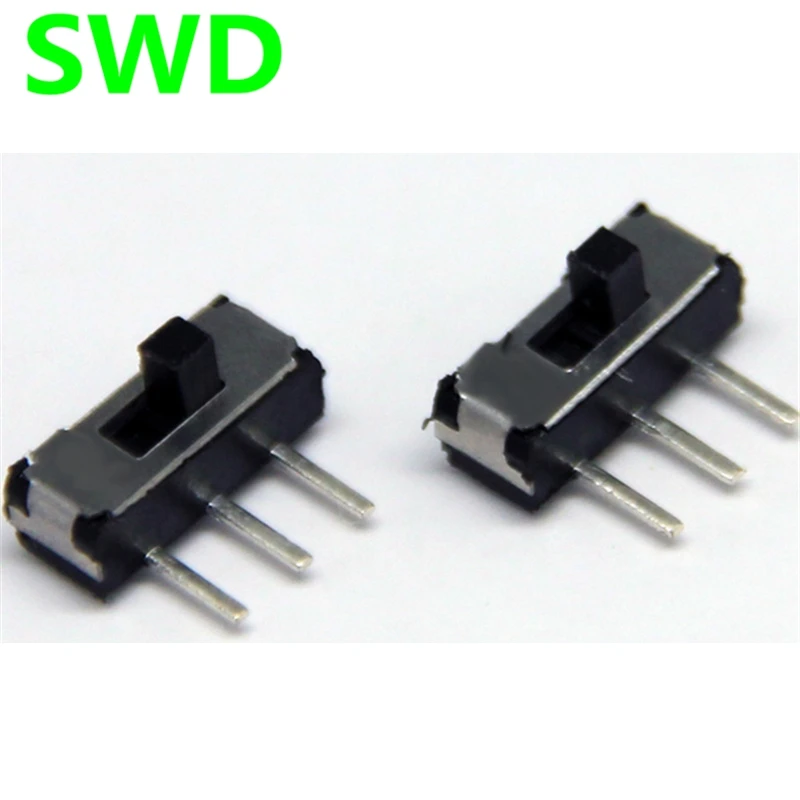 10 шт. включения-выключения мини включения/выключения/на 2P2T DPDT 3 Пино DIP