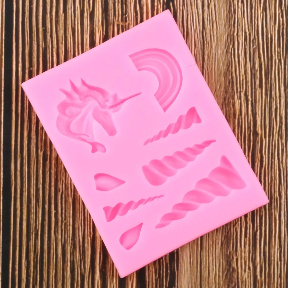 Инструменты для торта единорог облако гудок уши силиконовая форма украшение