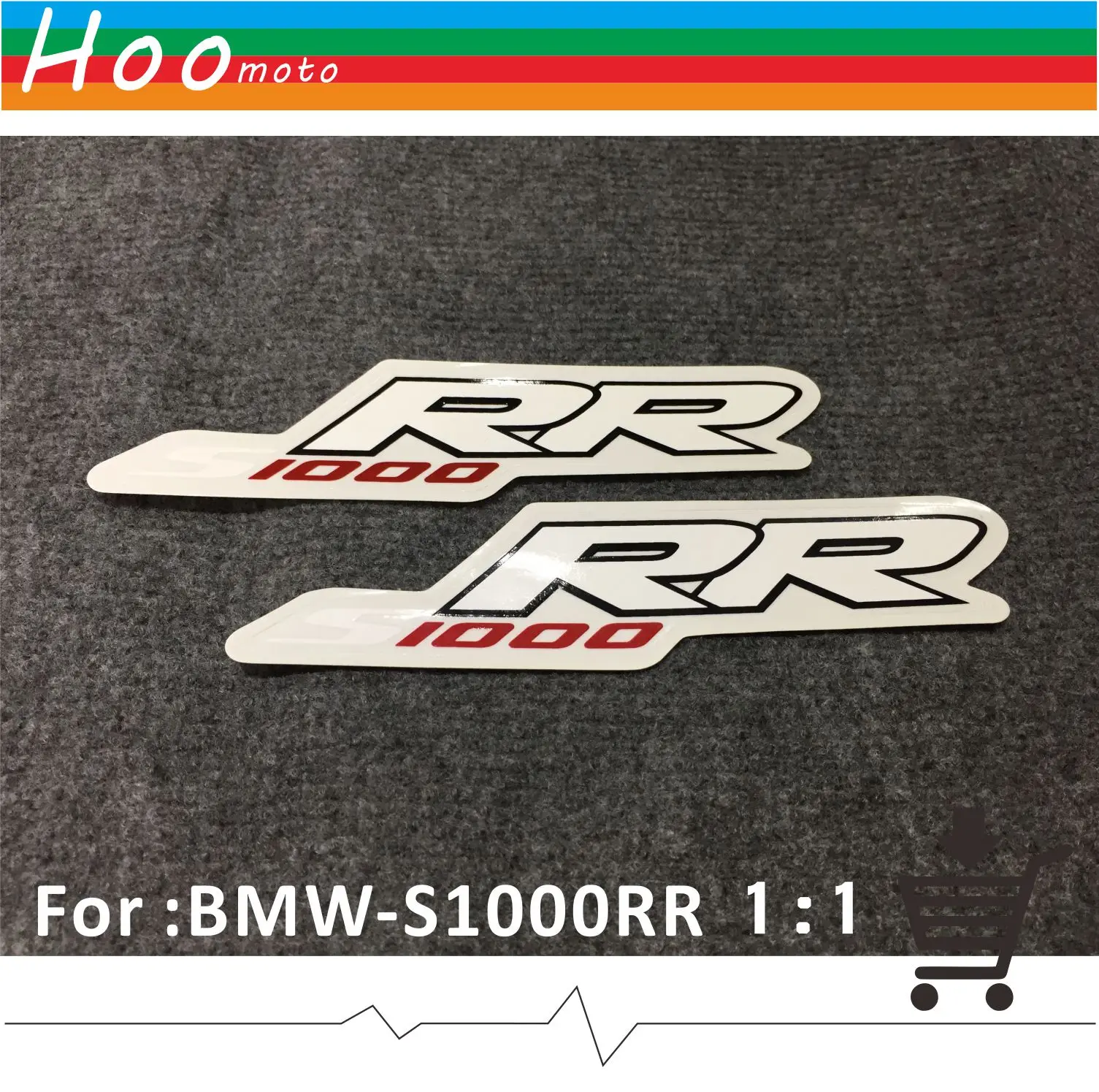 Для BMW S 1000 RR (пара) Новые S1000RR наклейки с логотипом для мотоцикла высокое качество