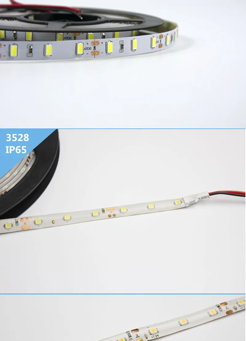 5 м 300 светодиодов водонепроницаемый RGB светодиодный светильник 3528 5050 5630 12 В постоянного тока 60 светодиодов/м IP20 Fiexble светильник Светодиодная лента лампа для украшения дома