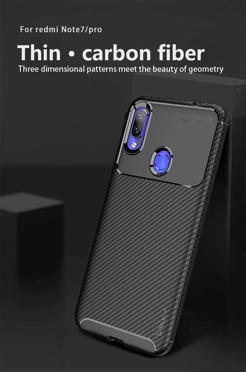 IPAKY для Xiaomi Redmi Note 7 Чехол Мягкий силиконовый чехол бампер противоударный чехол роскошные чехлы для телефонов Xiomi Redmi Note7 чехлы