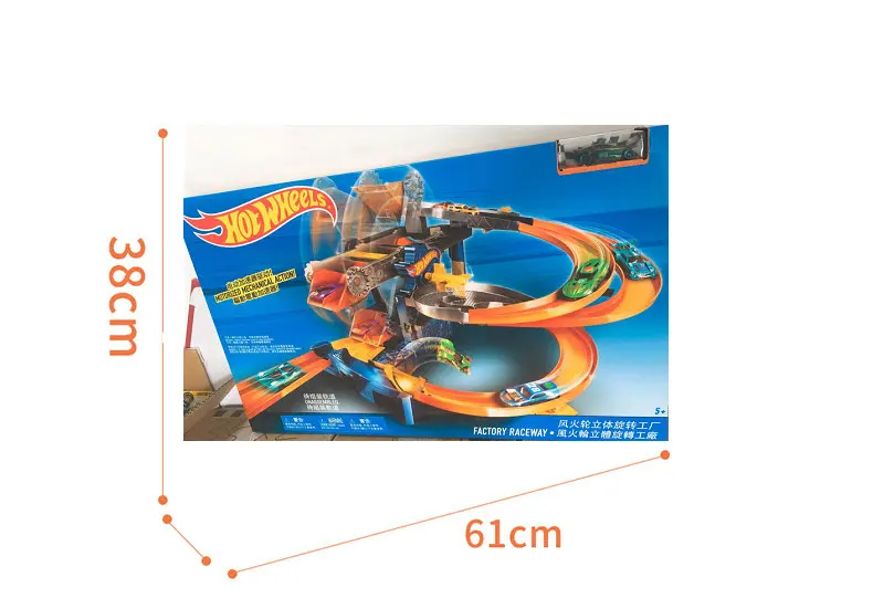 Hot Wheels Roundabout электрический трек Набор Модель поезд дети пластик металл Мальчики Приключения бег игрушки для детей Juguetes подарок