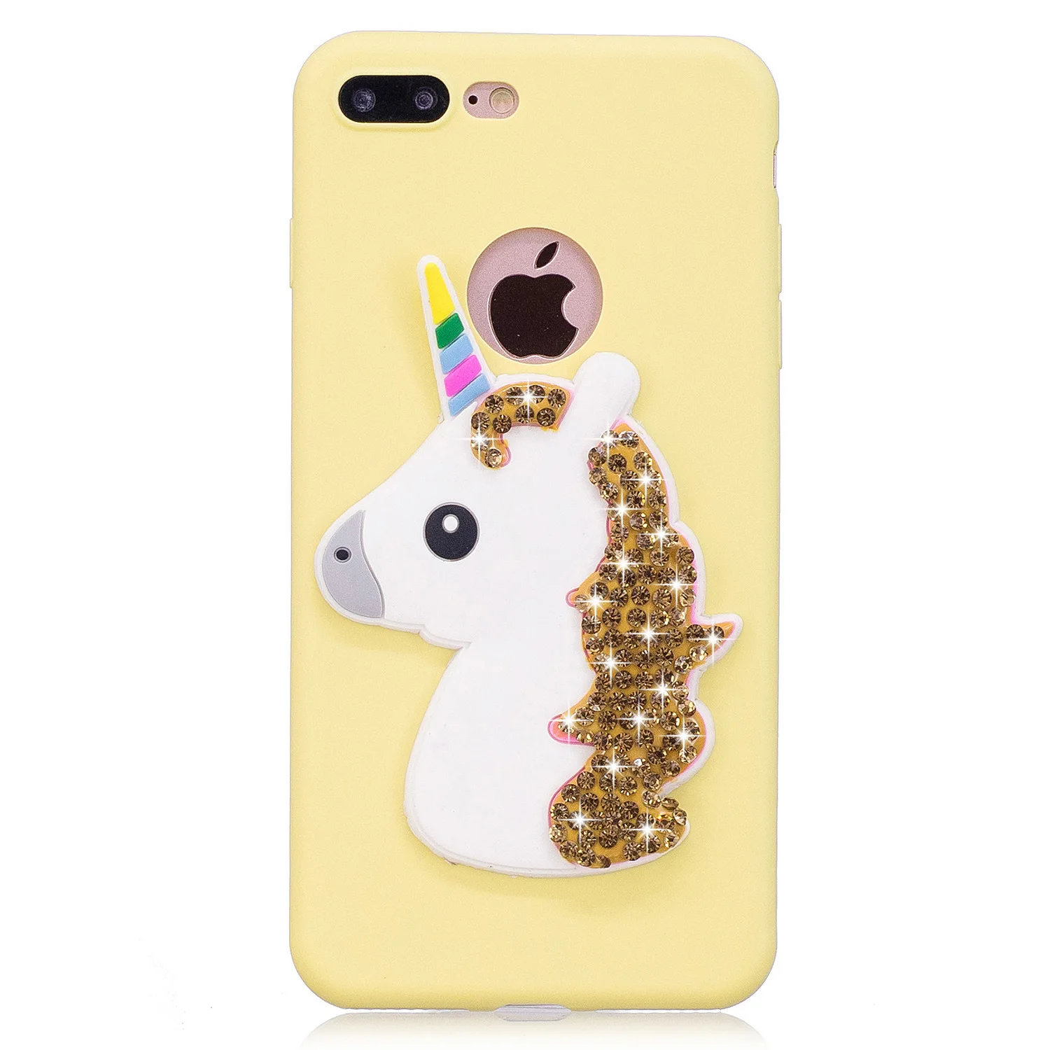 Pink Cute Cartoon Unicorn Glitter Star Dynamic Liquid Quicksand Phone Cases For iPhone X Case for Iphone 6 6S 7 8 Plus 5 5S |