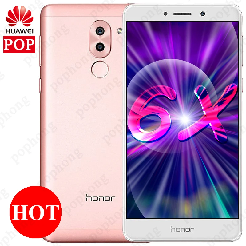 Глобальная прошивка оригинальный huawei Honor 6X5 5 дюймов 4 ГБ 32 мобильный телефон Kirin 655