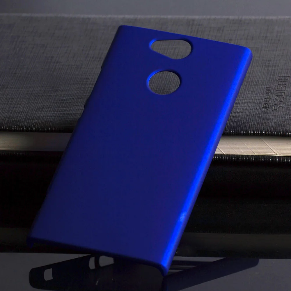 Пластик Coque 5.2For sony Xperia Xa2 чехол для sony Xperia Xa2 Xa 2 Dual H4113 H4133 H3113 телефона чехол-лента на заднюю панель - Цвет: Blue