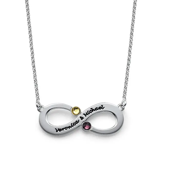 Лидер продаж ожерелье с камнем по месяцу рождения плакированное сплавом