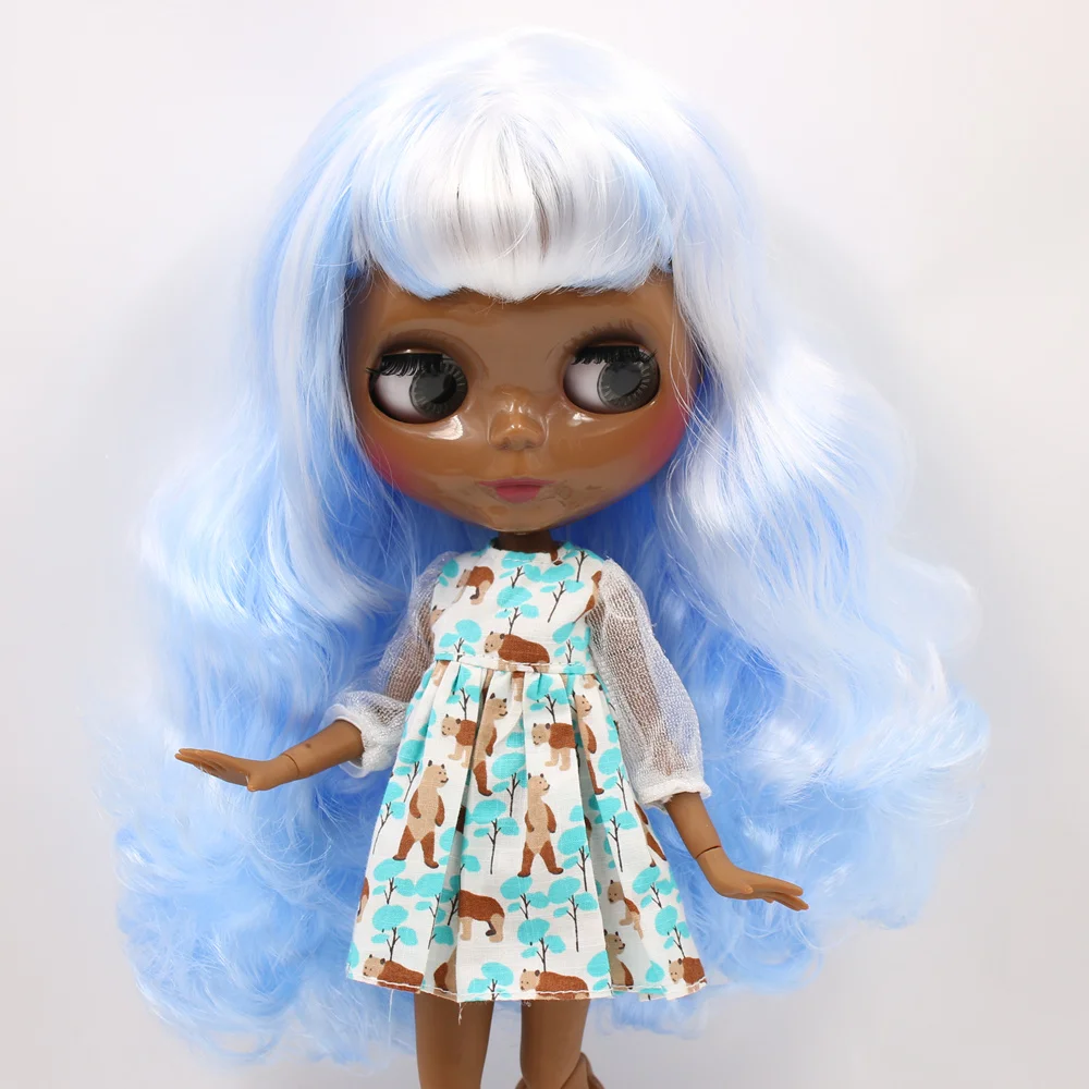 Кукла Blyth шарнирная с голубыми волосами 6005 1/6 | Игрушки и хобби