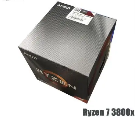 AMD Ryzen 7 3800X R7 3800X3,9 ГГц 7NM L3 = 32 м 100-000000025 8-ядерный 16-нить Процессор процессор разъем AM4 с кулер вентилятор охлаждения