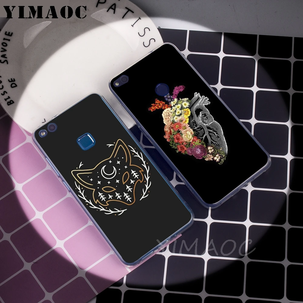 Мягкий чехол YIMAOC I don t Care для Huawei P8 P9 P10 P20 P30 Lite Pro P smart 2019 | Мобильные телефоны и