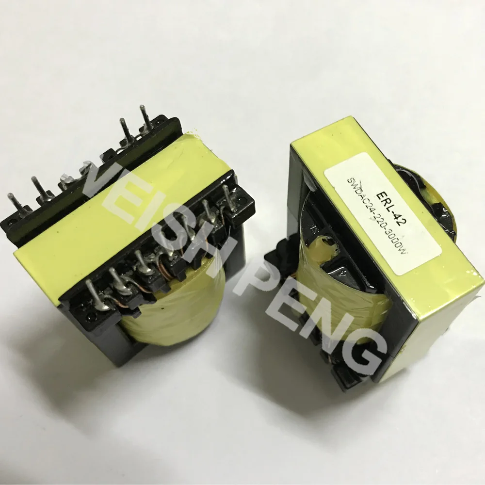 

EC42/15 Pure copper ERL42/15 vertical high-frequency transformer for 3000W inverter DC24V AC220V