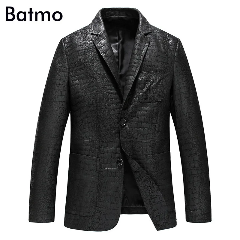 Batmo 2021 Новое поступление весна высокого качества кожаные куртки для мужчин