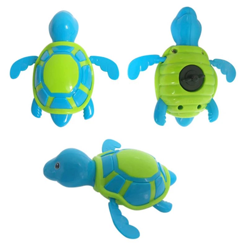 Baby Bath Toy Swim Bath Turtle Play Water Wind-up Chain Clockwork Children Bathing Cute cartoon Animal Classic Toys CL5672