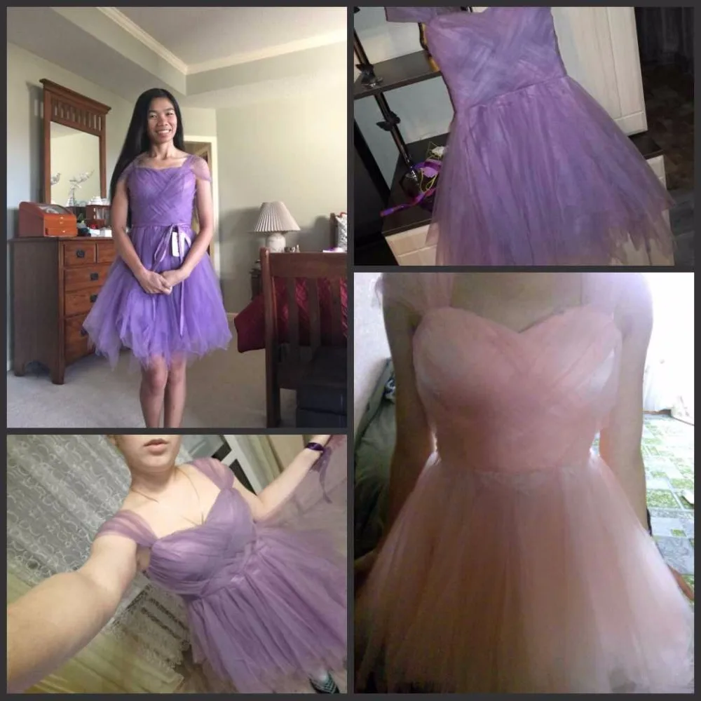 Короткие платья подружки невесты beauty-Emily модель 2018 года Vestidos de madrinha casamento без