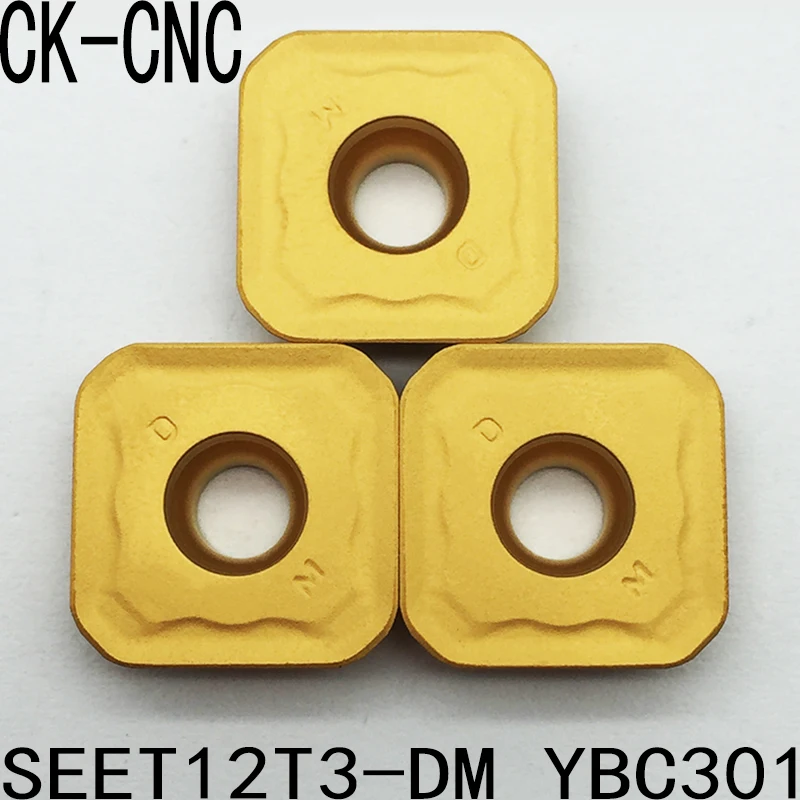 

10pcs SEET12T3-DM SEET4(2.5)-DM YBC301 CNC Factory directly selling Carbide Inserts tools Original package blade high quality