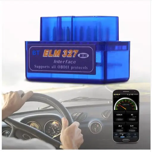 Latest Version Mini ELM327 Auto Scanner ELM 327 Bluetooth OBD2 for Android Torque OBDII Car V2.1 Vehicle Scan Diagnostic Tool | Автомобили