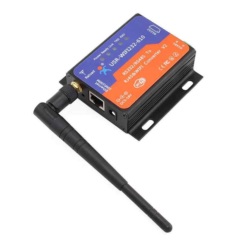USR-WI-FI 232-610-v2 встроенный WI-FI Модули RS232 RS485 к и RJ45 Конвертеры с ce fcc rohs | Безопасность